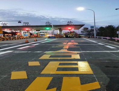 亳州亳州高速道路划线施工